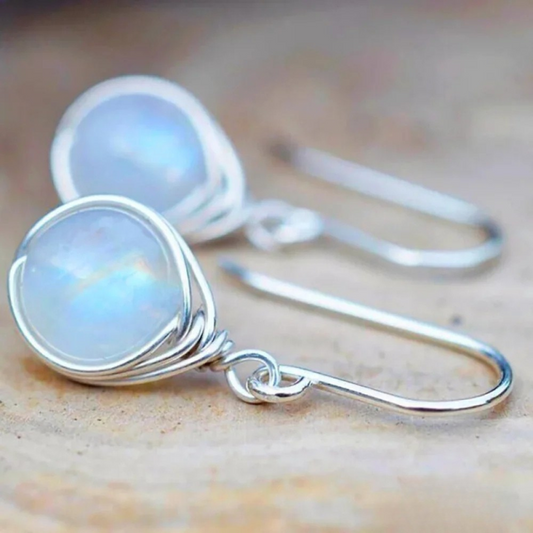 Vintage Moonstone Earrings