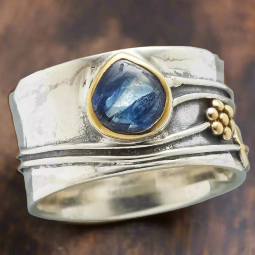 Bohemian Gemstone Meditation Ring