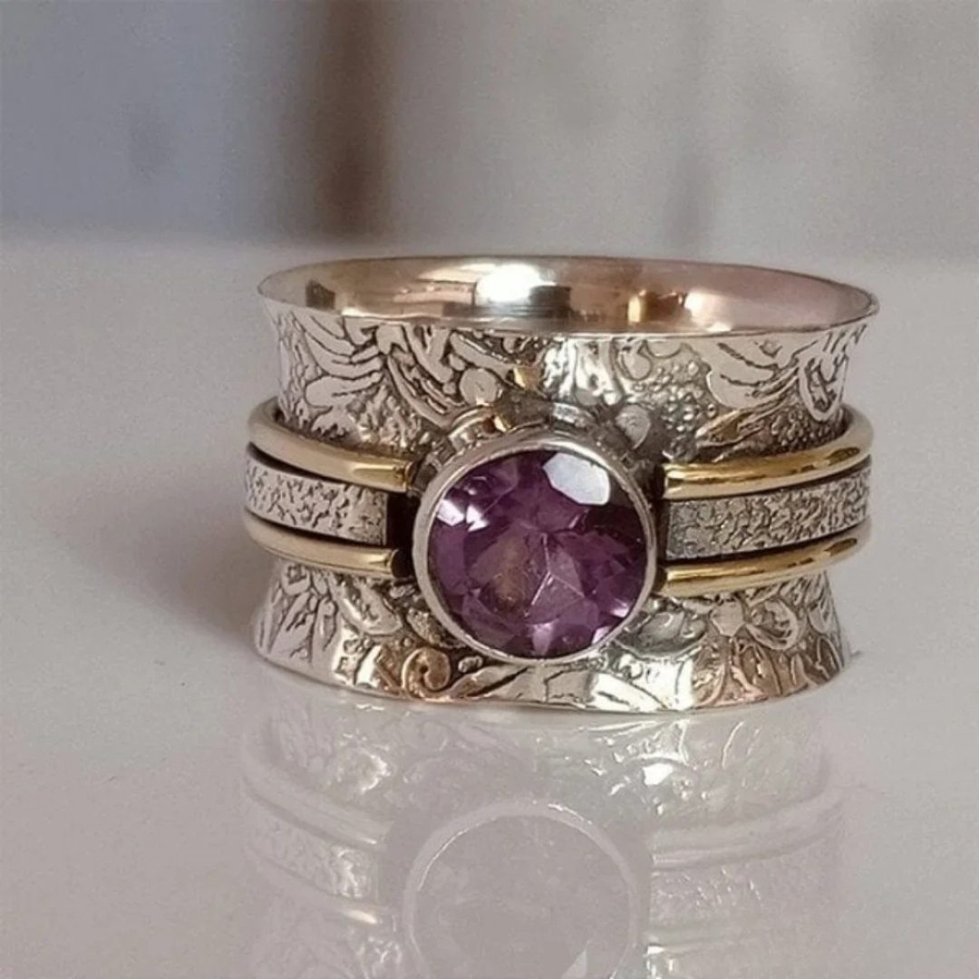 Bohemian Crystal Meditation Ring