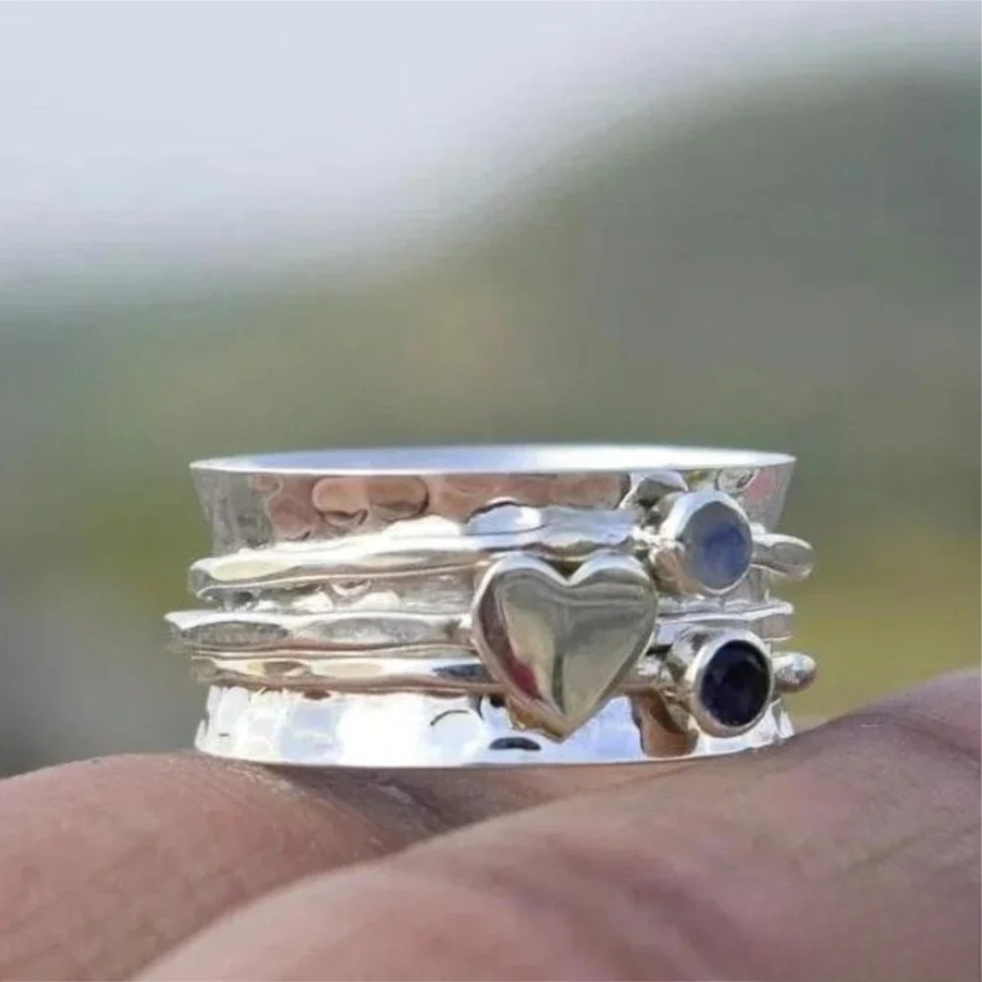 Spinner Heart Ring