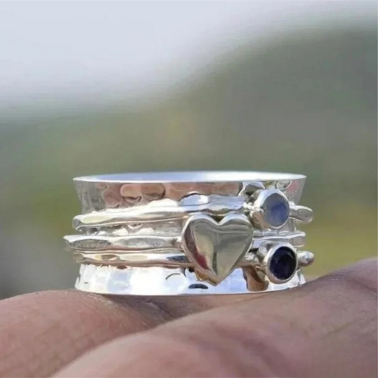 Spinner Heart Ring